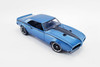 1968 Pontiac Firebird Street Fighter Hardtop, Lucernce Blue with Black Stripes - Acme A1805211 - 1/18 scale Diecast Model Toy Car