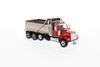 Western Star 4900 SFFA Dump Truck, Red and Matte Silver - Diecast Masters 71067 - 1/50 Diecast Car