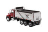 Western Star 4700 SFFA Dump Truck, Red and Silver - Diecast Masters 71032 - 1/50 scale Diecast Car