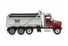 Western Star 4700 SFFA Dump Truck, Red and Silver - Diecast Masters 71032 - 1/50 scale Diecast Car