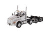 Kenworth T880 SBFA Daycab Pusher-Axle Tandem Tractor (Cab Only), White - Diecast Masters 71058 - 1/50 scale Diecast Model Toy Car