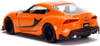 Han's 2020 Toyota Supra, Orange - Jada Toys 32016 - 1/32 scale Diecast Model Toy Car