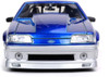 1989 Ford Mustang GT, Blue - Jada Toys 32670/4 - 1/24 scale Diecast Model Toy Car