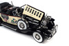 1932 Cadillac V16 Sport Phaeton Convertible with Mr. Monopoly Figure, Cream/Ivory and Black - Auto World AWSS127 - 1/18 scale Diecast Model Toy Car