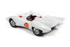 Speed Racer Mach 5 with Chim Chim and Speed Racer Figures. , Speed Racer - Auto World AWSS124 - 1/18 scale Diecast Model Toy Car