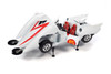 Speed Racer Mach 5 with Chim Chim and Speed Racer Figures. , Speed Racer - Auto World AWSS124 - 1/18 scale Diecast Model Toy Car