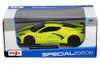 2020 Chevy Corvette Stingray Coupe Z51, Yellow - Maisto 31527YL - 1/24 scale Diecast Model Toy Car
