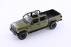 2021 Jeep Gladiator Overland (Open Top), Green - Motor Max 79367GN - 1/27 scale Diecast Car