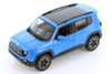 2017 Jeep Renegade SUV, Blue - Maisto 31282BU - 1/24 scale Diecast Model Toy Car