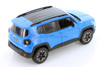 2017 Jeep Renegade SUV, Blue - Maisto 31282BU - 1/24 scale Diecast Model Toy Car