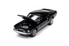 1968 Ford Mustang Shelby GT-350, Raven Black - Johnny Lightning JLSP109/24A - 1/64 Diecast Car