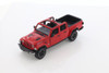2021 Jeep Gladiator Rubicon (Open Top), Red - Motor Max 79368/2D - 1/27 scale Diecast Model Toy Car
