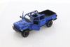 2021 Jeep Gladiator Rubicon (Open Top), Blue - Motor Max 79368/2D - 1/27 scale Diecast Model Toy Car