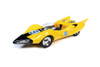 Speed Racer Shooting Star #9 with Speed X Figure, Yellow - Auto World AWSS125 - 1/18 Diecast Car