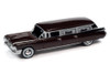 1959 Cadillac Hearse, Brown - Johnny Lightning JLSP113/24 - 1/64 scale Diecast Model Toy Car