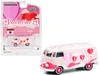 Valentine's Day 2021 Volkswagen Type 2 Panel Van, Pink - Greenlight 30251/48 - 1/64 Diecast Car