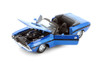 1970 Dodge Challenger R/T Convertible, Blue - Showcasts 34263/4D - 1/24 scale Diecast Model Toy Car