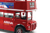 Routemaster RM London Double Decker Bus, Red - Sun Star 2941 - 1/24 scale Diecast Model Toy Car