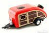 1940 Ford Pick Up Truck w/ Teardrop Trailer, Red - Motor Max 73234/083 - 1/24 Scale Diecast Model Replica