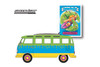 1964 Volkswagen Samba Bus with Two s - Surf's Up Chuck 54050B/48 - 1/64 scale Diecast Model Toy Car