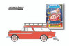 1955 Chevy Nomad with Roof Rack - Bruce Moose, Orange - Greenlight 54050A/48 - 1/64 Diecast Car