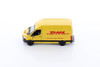 Mercedes-Benz Sprinter DHL Delivery Van, Yellow - Kinsmart 5429D - 1/48 scale Diecast Model Toy Car