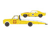 1967 Chevy C-30 Ramp Truck 1969 Chevy Camaro #28 Shell Oil -  33200A/48 - 1/64 scale Diecast Model Toy Car