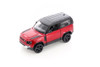 Land Rover Defender 90, Red - Kinsmart 5428D - 1/36 scale Diecast Model Toy Car
