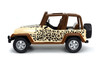 1992 Jeep Wrangler with Extra Wheels, Beige/Tan - Jada Toys 32426/4 - 1/24 scale Diecast Car