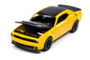 2018 Dodge Challenger SRT, Demon Yellow - Auto World AW64312/48B - 1/64 scale Diecast Model Toy Car
