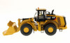 Caterpillar 980K Wheel Loader Rock Configuration with Operator, Yellow - Diecast Masters 85296 - 1/50 scale Diecast Vehicle Replica