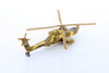 Combat Copter with Lights & Sounds, Beige/Tan - ModelToyCars SL362/1DB - Diecast Toy Helicopter