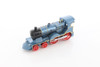 Classic Train with Sound and Lights, Blue - ModelToyCars SL675DB - Diecast Toy Train