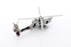 Combat Copter with Lights & Sounds, Gray - ModelToyCars SL362/1DB - Diecast Toy Helicopter