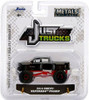 2014 Chevy Silverado Pickup, Black - Jada 14020-W17 - 1/64 scale Diecast Model Toy Car