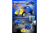 Flamed 1933 Gasser, Blue and yellow - Acme A1800918 - 1/18 scale Diecast Model Toy Car