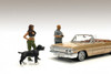 Lowriderz Figure IV, Black and Green - American Diorama 76276AD - 1/18 Figurine - Diorama Accessory