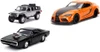 Fast & Furious 9 Fast Saga F9 Diecast Car Package - Three 1/32 Scale Diecast Model Cars