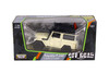 1974 Toyota FJ40 Land Cruiser, Light Cream - Motor Max 79137WT - 1/24 scale Diecast Model Toy Car
