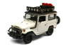1974 Toyota FJ40 Land Cruiser, Light Cream - Motor Max 79137WT - 1/24 scale Diecast Model Toy Car