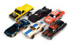 Johnny Lightning Street Freaks 2021 Release 1 Set B Diecast Car Set - Box of 6 assorted 1/64 Scale Diecast Model Cars