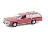 1989 Ford LTD Crown Victoria Wagon, Currant Red - Greenlight 36010F/48 - 1/64 scale Diecast Model Toy Car