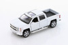 2014 Chevy Silverado, White - Kinsmart 5381DW - 1/46 scale Diecast Model Toy Car