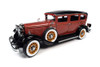 1931 Peerless Master 8 Sedan, Cinnamon Red and Black - Auto World AW284 - 1/18 scale Diecast Car