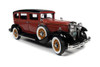 1931 Peerless Master 8 Sedan, Cinnamon Red and Black - Auto World AW284 - 1/18 scale Diecast Car