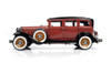1931 Peerless Master 8 Sedan, Cinnamon Red and Black - Auto World AW284 - 1/18 scale Diecast Car