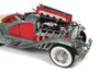 1935 Duesenberg SSJ Speedster, Silver and Red - Auto World AW279 - 1/18 scale Diecast Model Toy Car