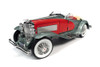 1935 Duesenberg SSJ Speedster, Silver and Red - Auto World AW279 - 1/18 scale Diecast Model Toy Car