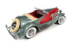 1935 Duesenberg SSJ Speedster, Silver and Red - Auto World AW279 - 1/18 scale Diecast Model Toy Car