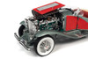 1935 Duesenberg SSJ Speedster, Silver and Red - Auto World AW279 - 1/18 scale Diecast Model Toy Car